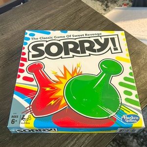Sorry Hasbro (Board Game, Ages 6+)
